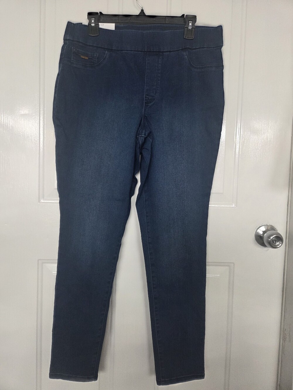 Nine West pull on Dark Blue Women’s Stretch Jeans size 16 NWT